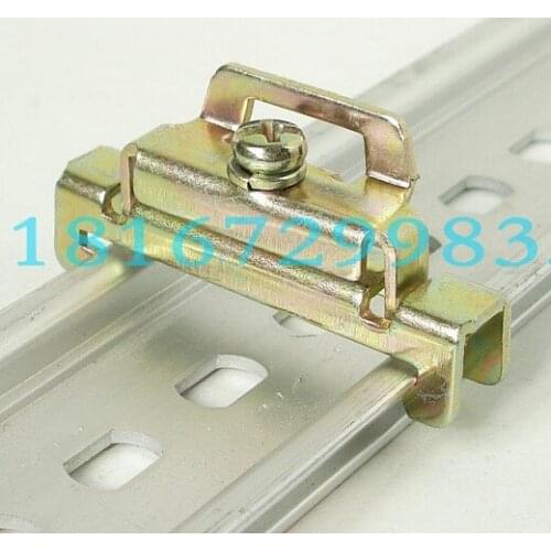 4pcs 35mm DIN Rail fixed clamp fasten clip