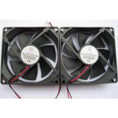 1 pcs Brushless DC Cooling Fan 7 Blade 5V 9025S 90x90x25mm 2 Wires