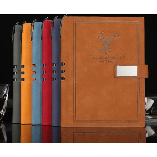Business notebook activity meeting record magnetic buckle notepad notebook