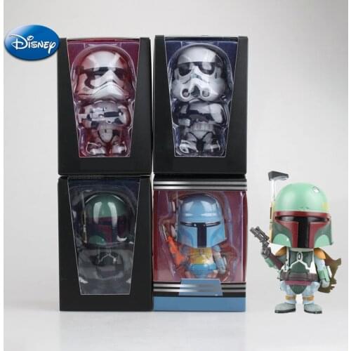 Disney Genuine Baby Yoda Model One Piece Kawaii Mandalorian Stormtrooper Action Figure Model Toys for Boys Girls Birthday Gifts