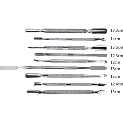 Cuticle Pusher Cutter Nail Peeler Scraper Stainless Steel Remover Pedicure