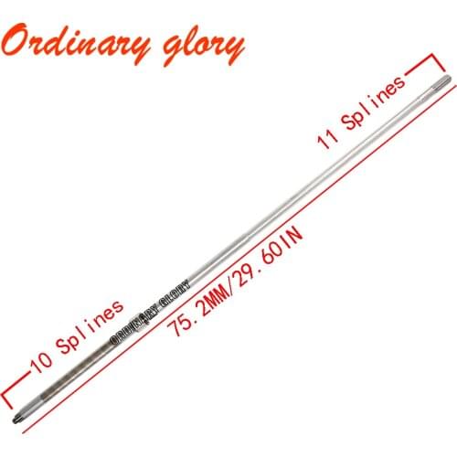 63V-45510-10 Driver Shaft Long shaft (L) for Yamaha Outboard Motor 2/4 Stroke 15HP 9.9HP 13.5HP 63V-45510-11 63V-45510-10