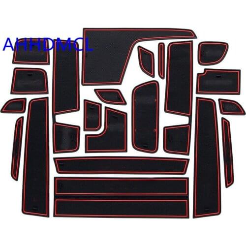 Car Gate Slot Pad Cup Armrest Storage Pad Anti-Slip Mat For Orlando 2018 2019