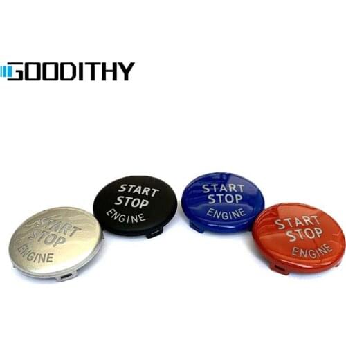 New Car Start Stop Engine button Ignition Switch Cover For BMW 3 Series X1 X5 X6 E70 E71 E90 E84 E60