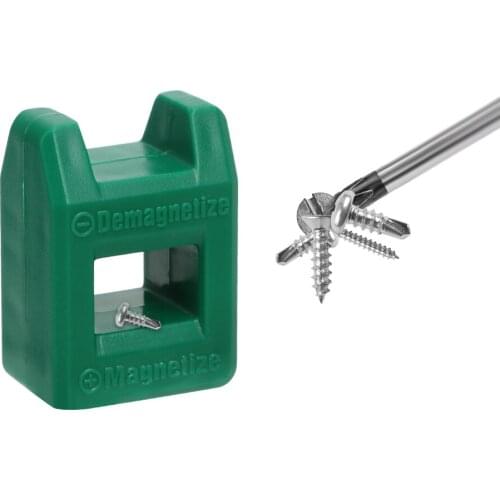 NICEYARD 2 in 1 Powerful Degausser Screwdriver Tool Porcelain Demagnetizer Magnetizer Quickly Porcelain Demagnetization Filling