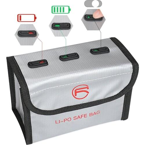 Fireproof Explosionproof Lipo Battery Safe Bag for Charge & Storage
