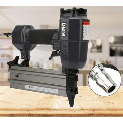 F50 Pneumatic Nail Gun Woodworking Air Nailing Tool Stapler Professional Straight Nail Gun Furniture Pneumatic Staple Gun Nailer
