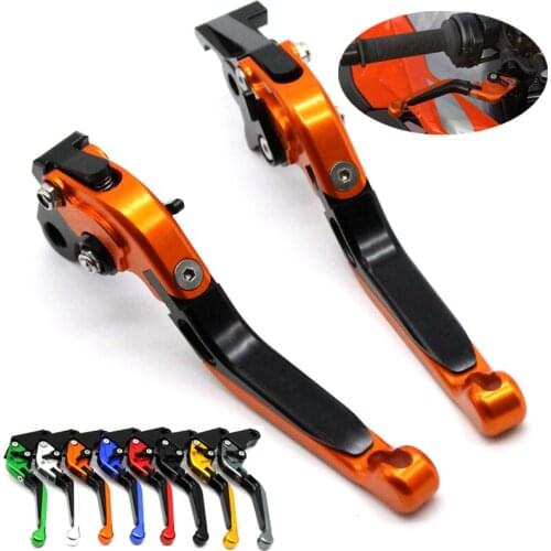 For 990 950 640 Adventure, 640 LC4 Adventure Motorcycle Accessories Folding Extendable Brake Clutch Lever Aluminum