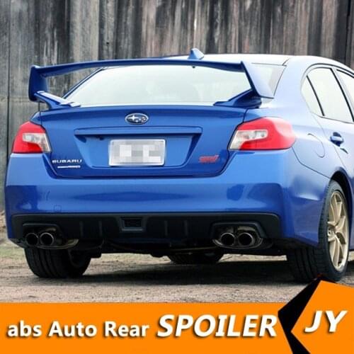For Subaru Impreza Spoiler 2017-2014 Subaru Impreza WRX STI Spoiler ABS plastic Material Car Rear Wing Color Rear Spoiler
