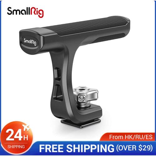 SmallRig Universal Mini Top Handle With Cold Shoe Mount for Light-weight Cameras Camera Cage LED Microphone DIY Handle - 2760