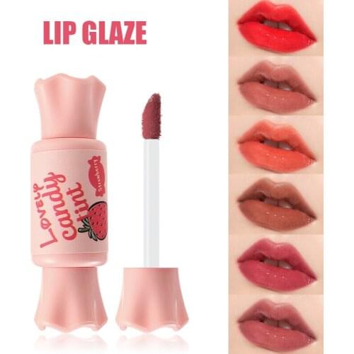 High Quality Mirror Lip Glaze Candy Shaped Cute Waterproof Moisturizing Lpstick Gifts for Girls