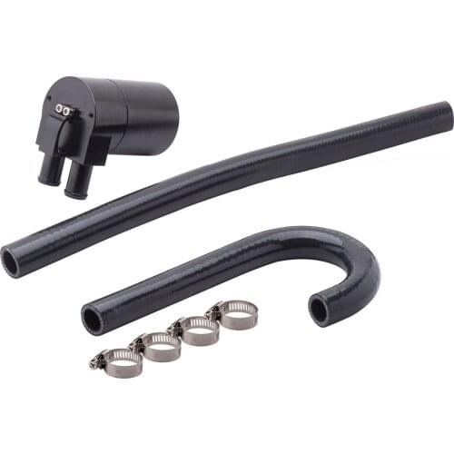 Billet Oil Catch Can Reservoir Tank Universal Oil container Baffled Aluminum For BMW N54 335i 535i E90 E92 E82 OCT-1124-BK