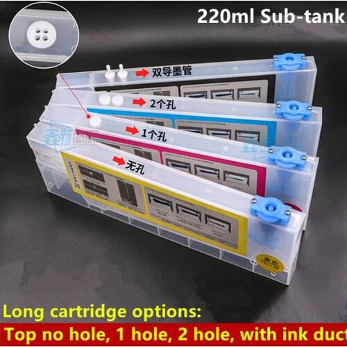 Refill ink cartridge for Roland Mimaki Mutoh printer bulk ink supply system long ink cartridge for solvent pinter sub tank 4 PCs