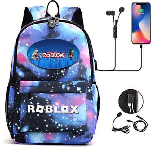 USB Anti-theft Women Bagpack Thunder Backpack Teenagers Schoolbags Canvas Student Backpack For Boy Girl Children bag A-2