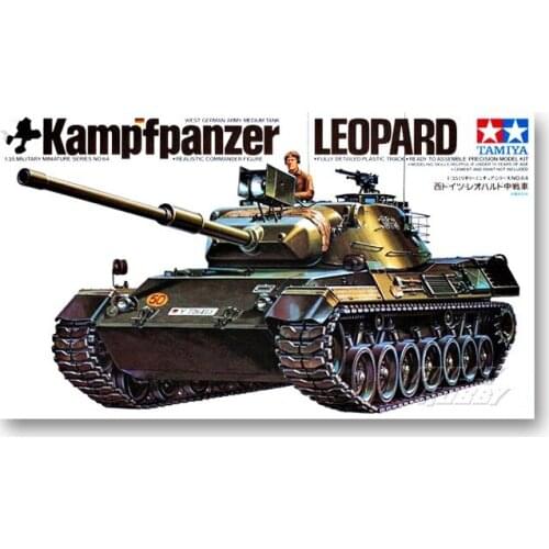 1/35 Tamiya Assembled Model Germany Leopard Tank Series 2A6/2A5/G/D Collection Plastic Building Painting Model Toys