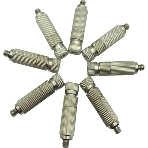 10-24UNC High Pressure Garden Water Misting Sprayer Nickel Plated Brass Body Ceramic Head Nozzles With PP Filter Inside