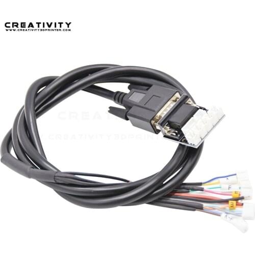 3D Printer Integrated Extrusion/Nozzle Heating/ Control with VGA Signal Cable Transmission Motherboa for Most 3D Printer
