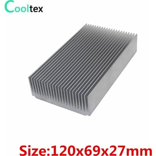 5pcs/lot 120x69x27mm Aluminum HeatSink radiator for electronic Chip RAM LED IC Heat Sink COOLER cooling