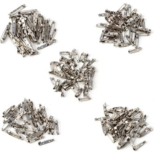 50PCS Brooch Clip Base Pins Accessories Jewelry Decorative Ally 15 To 40mm