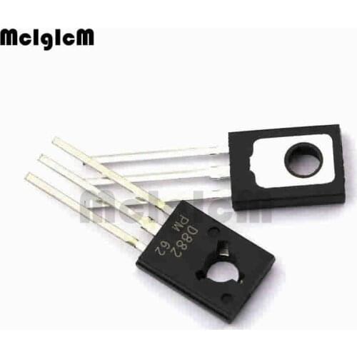 MCIGICM 50pcs Triode Transistor D882 2SD882 NPN Power Triode