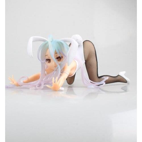B-STYLE No Game No Life Shiro Cat Bunny Ver. Sexy Anime Figure FREEing No Game No Life Shiro Action Figure Collectible Model Toy