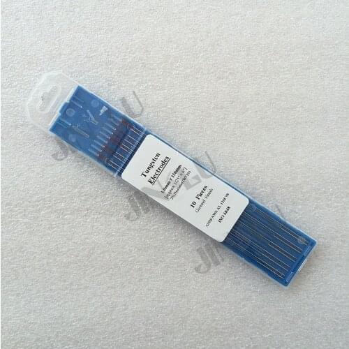 Free shipping 10PCS TIG welding WT20 2% Thorium Tungsten Electrode Red Head 1.0*150mm