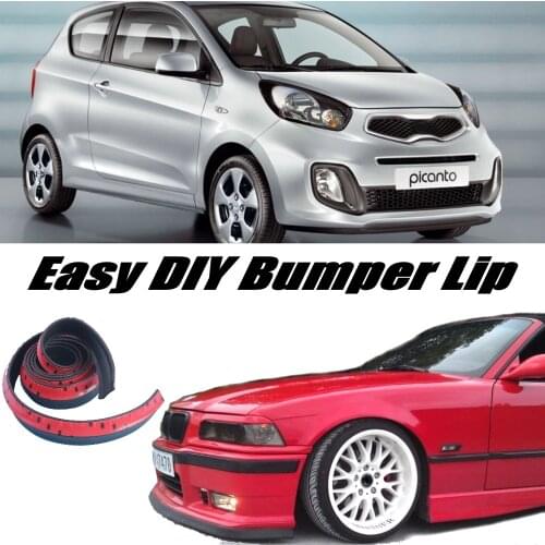 NOVOVISU Bumper Lip Deflector Lips For KIA EuroStar Picanto Morning Naza Suria Front For Car Tuning View / Body Kit / Strip