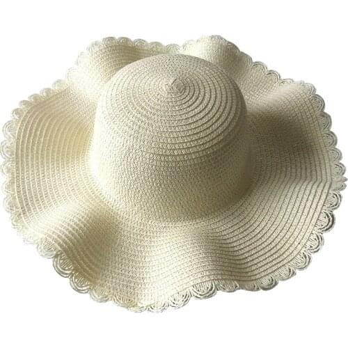 Children Summer Hat DIY Straw Hat For Girls Beach Panama Kids Sun Hats Caps Baby Hat