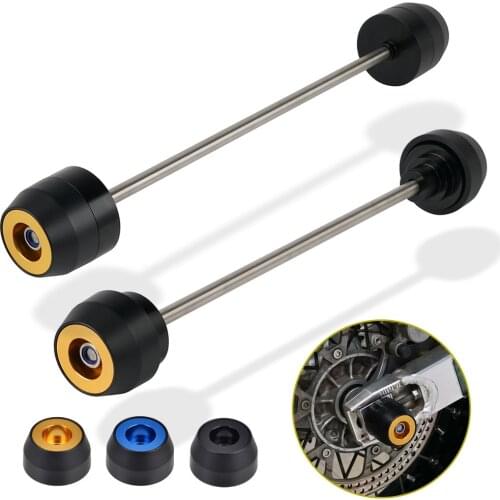 For Suzuki DRZ400 Front Rear Axle Slider Crash Protector DRZ400 DRZ400E DRZ400S 2000-2021 2019 2018 2017 2016 2015 2014 2013