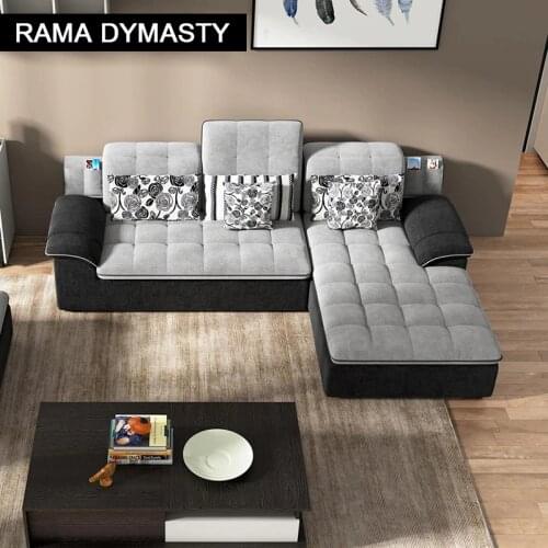 Customized high quality living room furniture living room sofa set fabric sofa