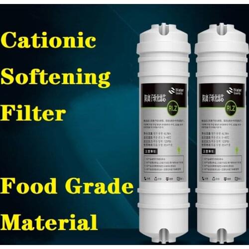 Korean Resin Filter 1/4'' Cation Softening One-Piece Quick Connect 10 Inch Water Purifier Cartridge Reverse Osmosis Accessory