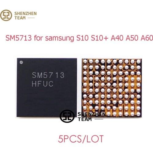 SZteam 5pcs/lot SM5713 Small Power IC Management Chip SM5713 PM IC PMIC for samsung S10 S10+ A40 A50 A60 Replacement Parts PMIC