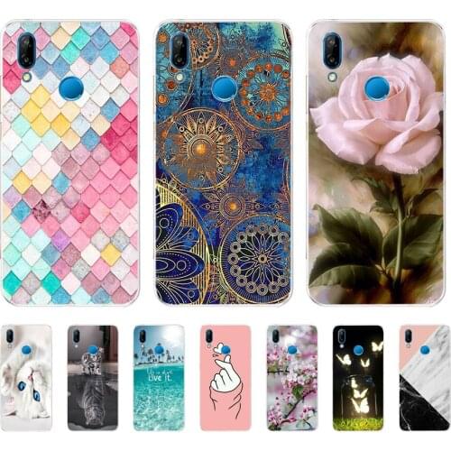 Soft Case For Silicone Back Cover For Cute Phone Cases Cover Bumper for Huawei Nova 2i 3 3i P8 P9 P10 Lite 2017 case