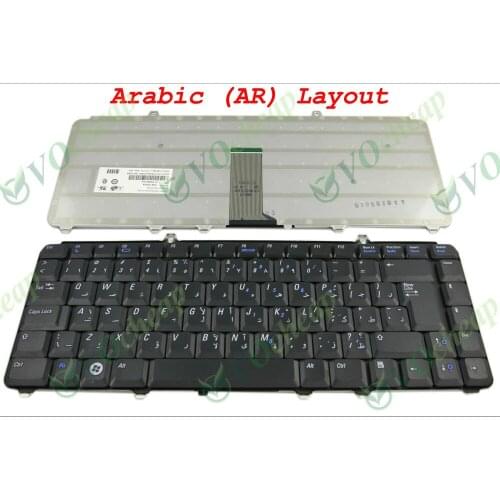 New Laptop keyboard for Dell Ins piron 1420 1520, XPS M1330 Black Arabic AR Version - NSK-D920A