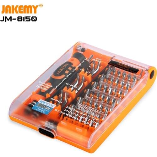 JAKEMY JM-8150 54 pcs in 1Multi-functional Safe Screwdriver for Electronics Phone Computer DIY Repair for iphone repair tools