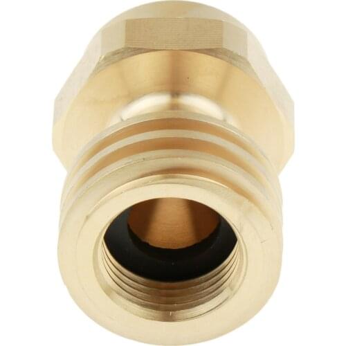 Steak Saver Adapter 1 LB Propane Gas Grill Adapter Converter for BBQ Grill Propane Tree, 1in-20 Male Throwaway Cylinder Thread