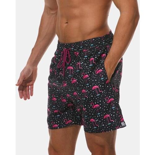 Plus Size Vacation Beach Shorts Mens Swimwear Sunga Swimsuits Board Surf Swimming Trunk Quick Dry Sports Leisure Shorts