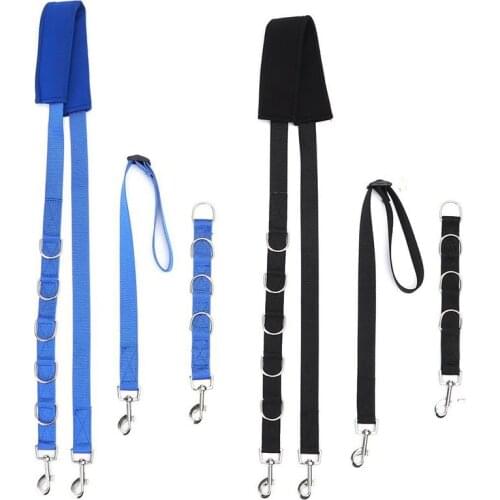Adjustable Dog Grooming Belly Strap D-rings Bathing Band Free Size Pet Traction Belt