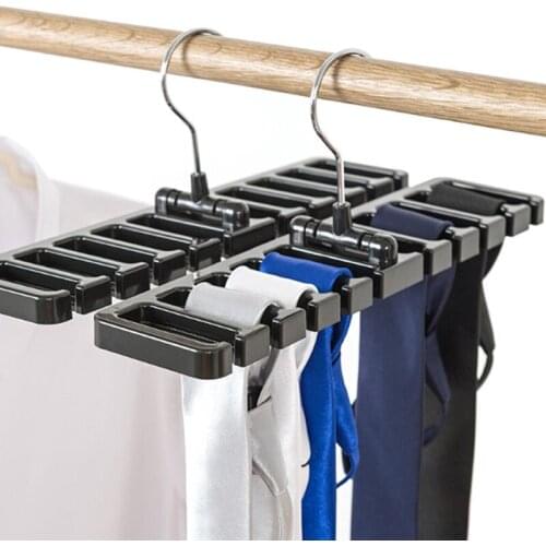 Belt Storage Rack Hanging Tie Shelf Closet Shelves Organizer Multifunctional Wardrobe Space Saver Scarf Storage Rack