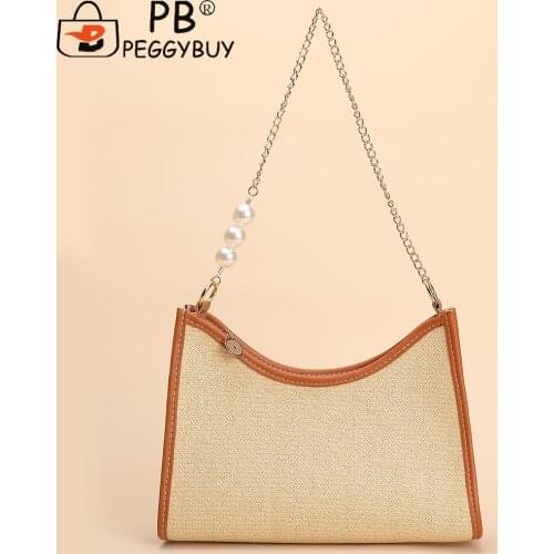 Luxurious Chains Messenger Bag Vintage Women Cow Map Print Chain Shoulder Underarm Bag PU Leather Small Handbag