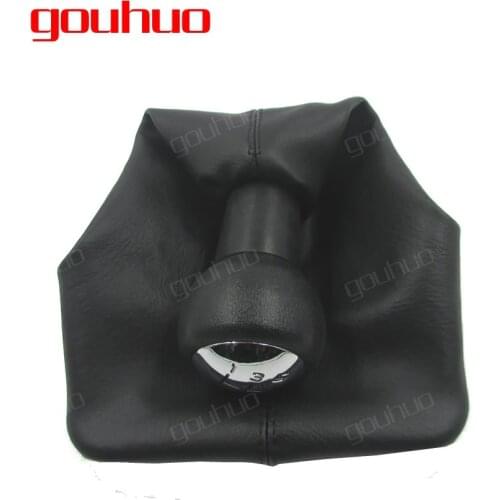 Shift lever Knob Dust-proof cover gear shift collars manual gear for Peugeot 307 04-13