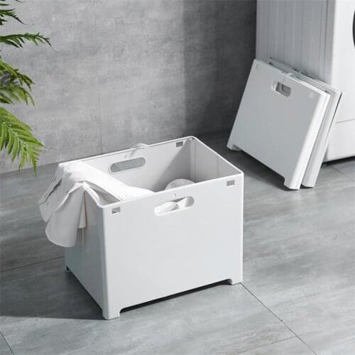 Foldable Laundry Basket Hanging Toy Storage Dirty Laundry Hamper Picnic Clothes Box Bathroom Wash Baby Clothes Organizer Box