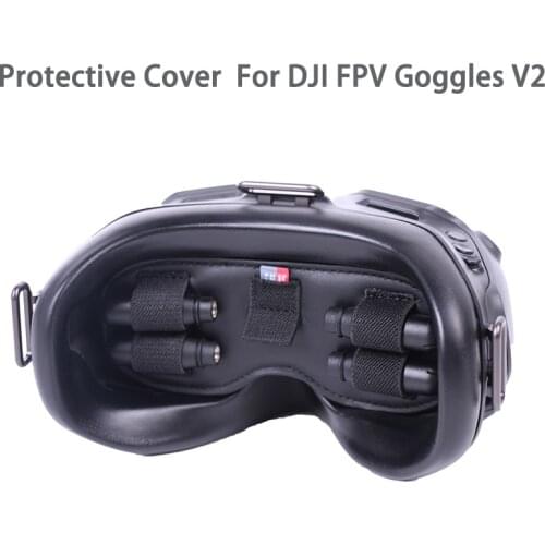 PU Dustproof Lens Protector For DJI FPV Goggles Antenna Storage Cover Memory Card Slot Holder For DJI FPV VR Glasses Accessories