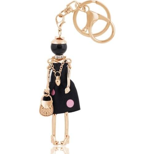Statement Women Key Chain Fashion Car Keychain Design Charm Cute Trendy Bag Pendant Jewelry Christmas Gift Wholesale