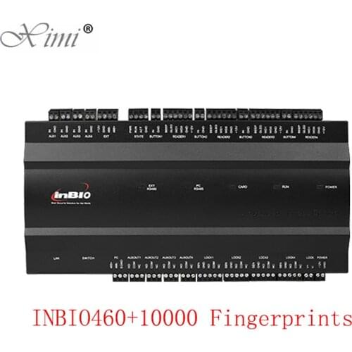 ZK Inbio460 10000 Users Fingerprint Door Access Control System TCP/IP 4 Doors Access Controller Four Doors Access Control Board