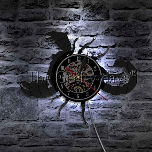 Star Sign Scorpio Night Light Zodiac LED Lighting Wall Art Cool Living Room Interior Decor Contemporary Wall Lamp