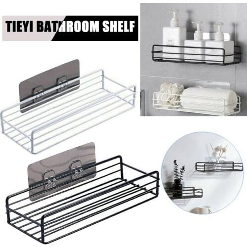 1Pcs Bathroom Shower Caddy Kitchen Storage Stand Basket Holder Shelf paper For Towels Facial Cleansers Storage Shelf