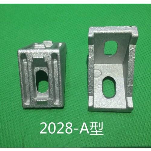 30pcs 2028 Corner Bracket 20*28 Angle Connector Fitting Industrial Aluminum Extrusion Profile Brackets