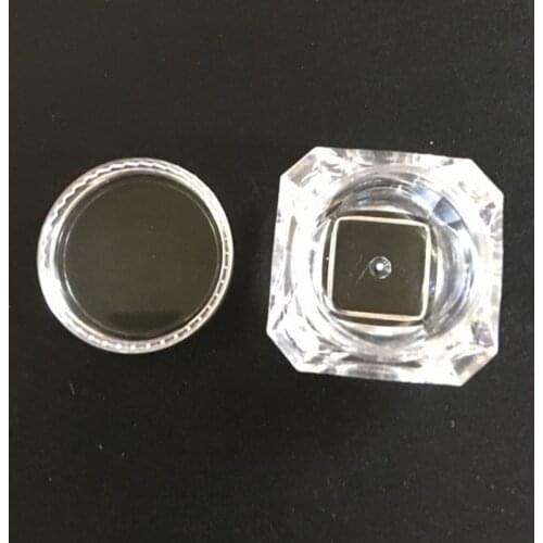 50pcs/Lot Clear Diamond Empty Acrylic Container 5g (5ml, 0.17oz) Makeup Bottle for Cosmetic Cream Jewelry Empty Jar Pot BOT-01