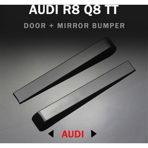 Car door guard edge corner guard cushion decorative bumper for AUDI R8 Q8 TT rear view mirror bumper edge corner guard cushion